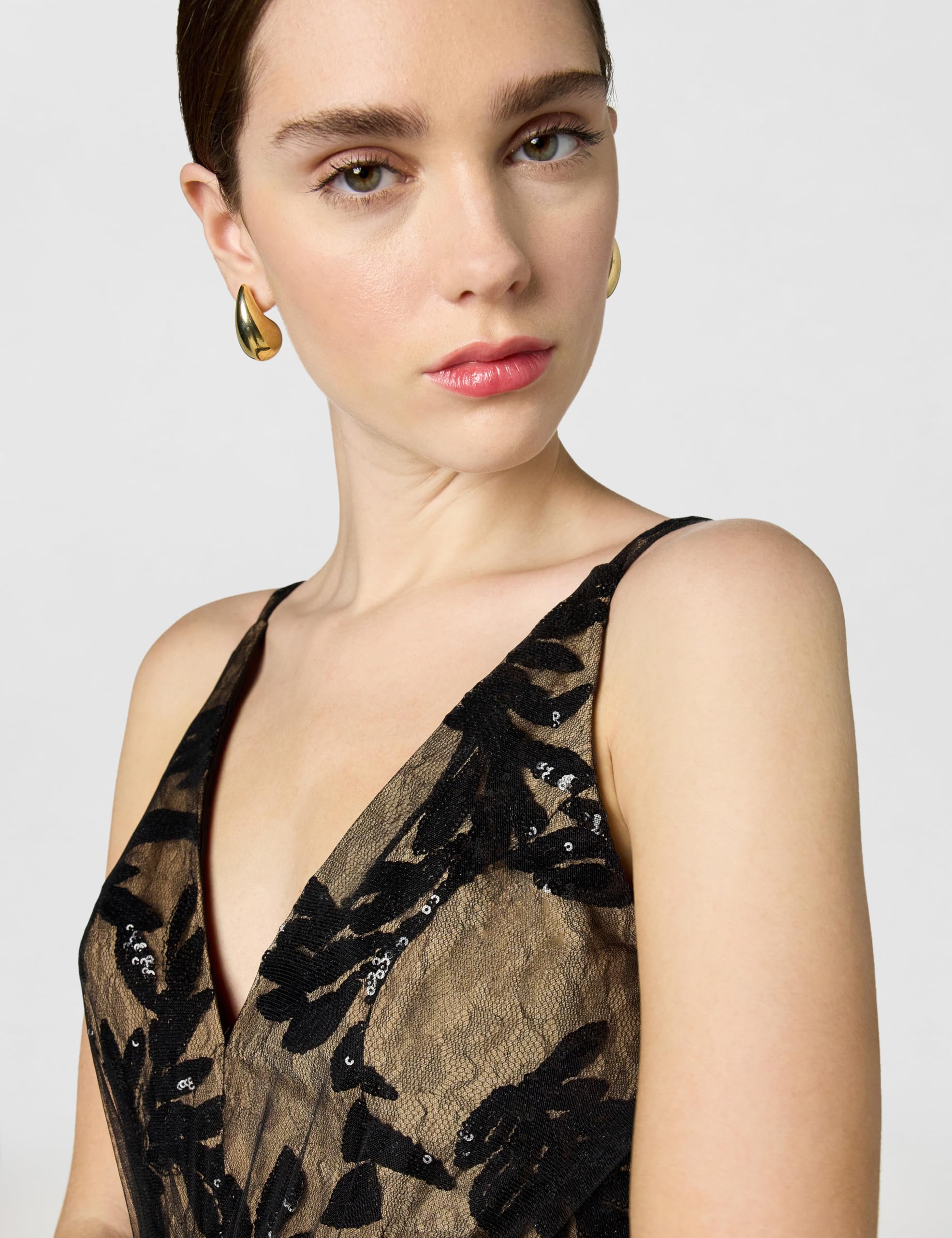 Courtney Sequin Overlay Dress - Image 3