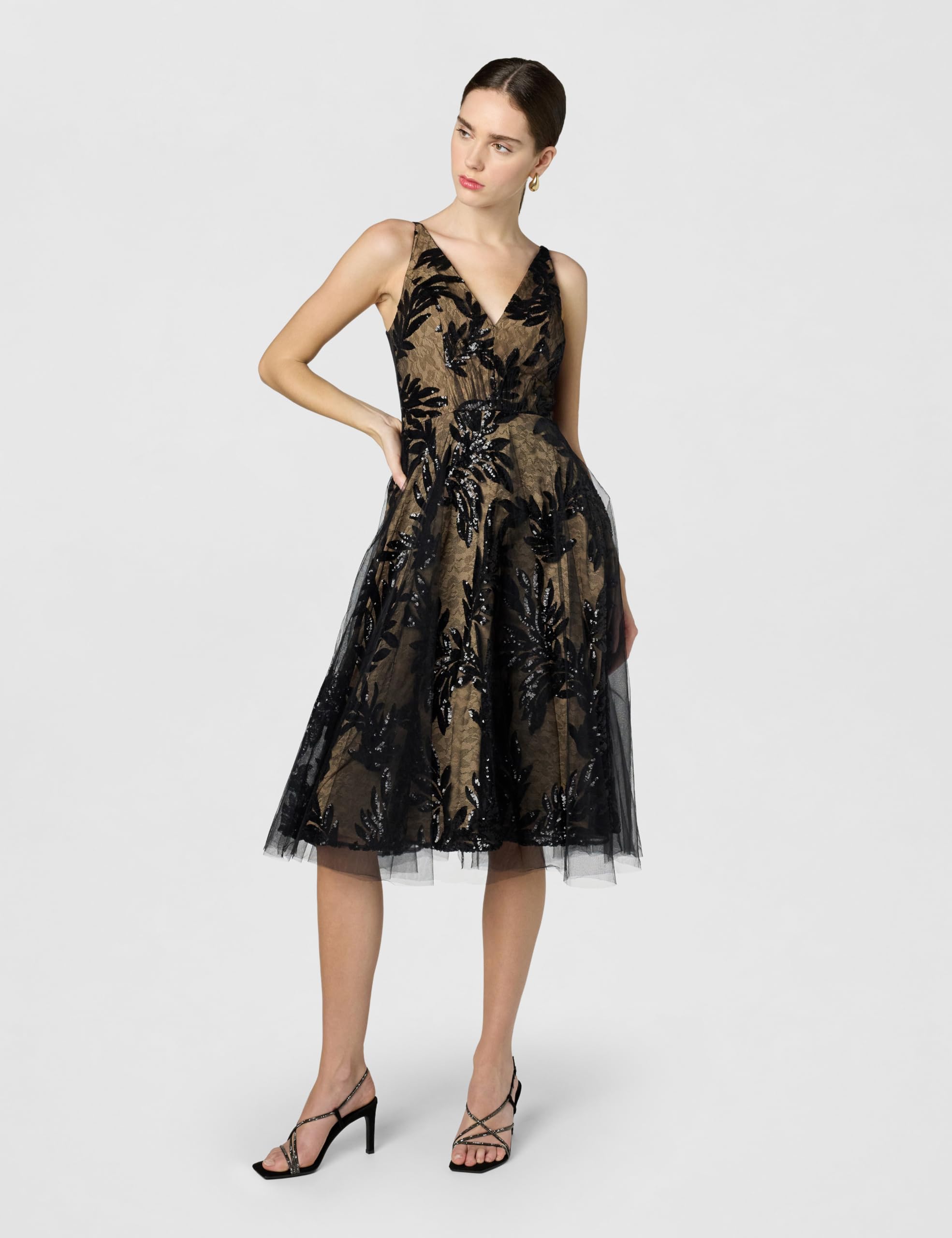 Courtney Sequin Overlay Dress - Image 6