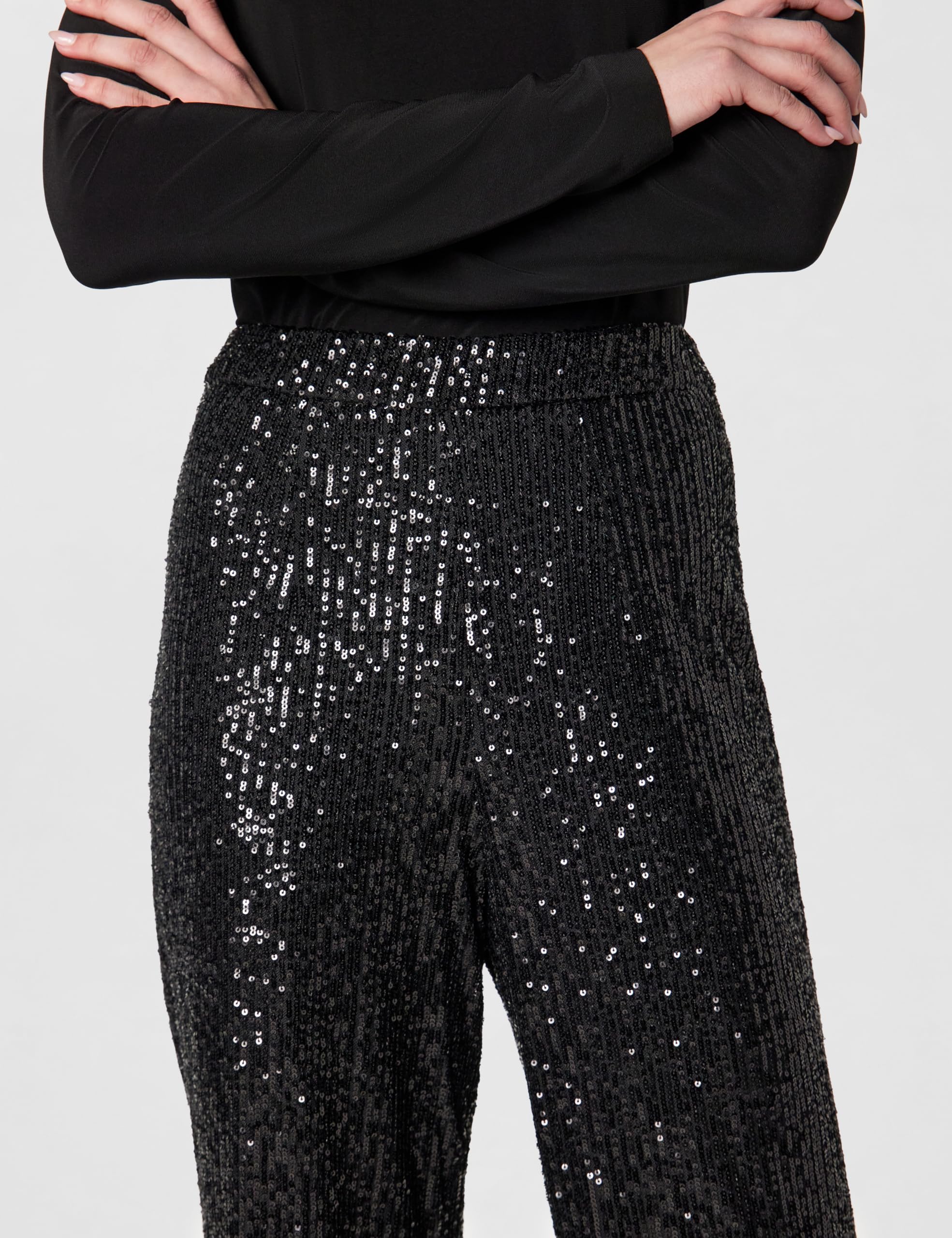 Dress The Population Women's Dina Sequin Classic Pant - Image 4