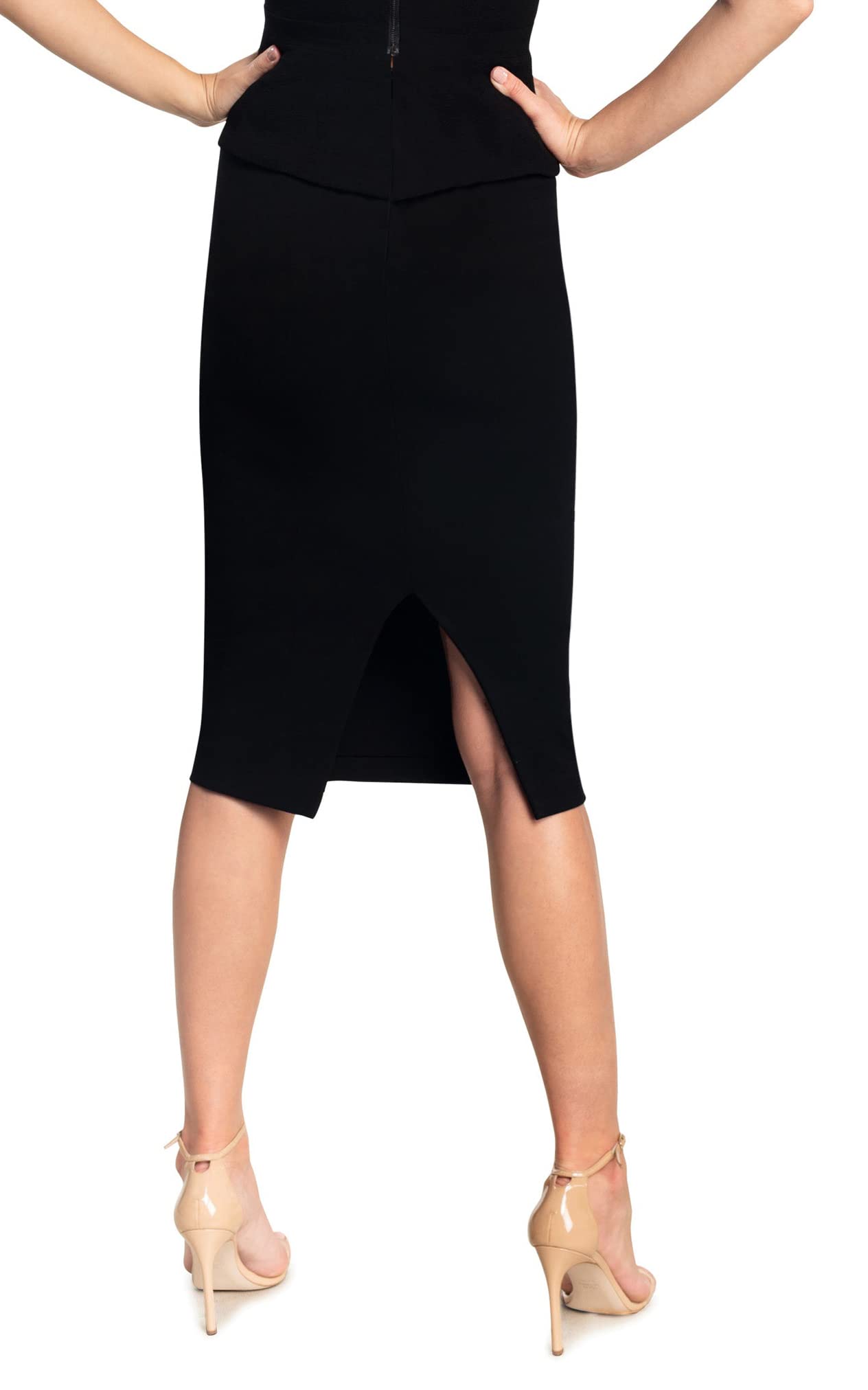 Dress the Population Women's Sloane Pencil Bodycon Midi Skirt - Image 3