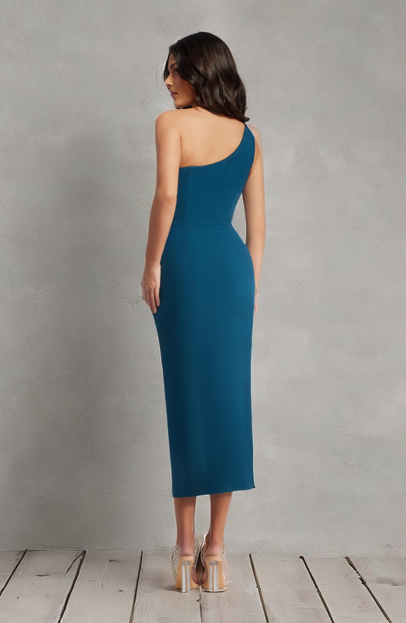 Dress The Population Womens Magnolia Bodycon Midi Dress - Image 4