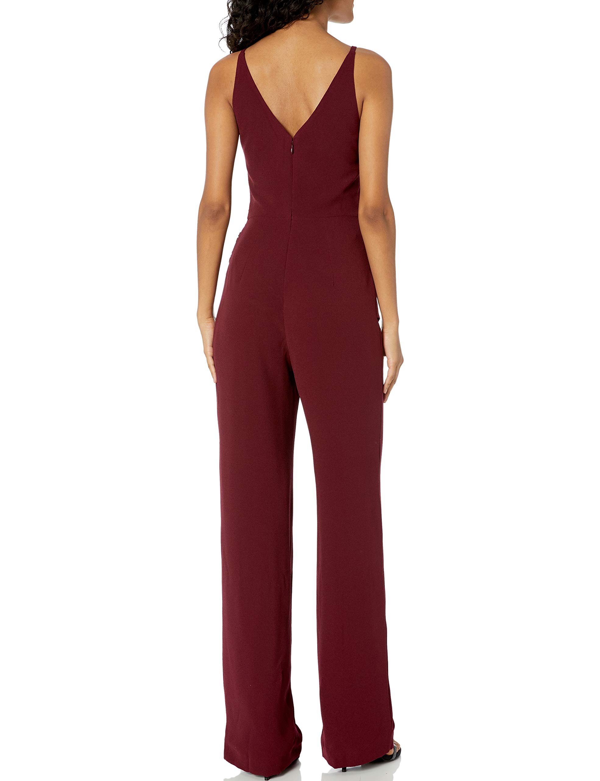 Dress the Population womens Sam Sleeveless Shirred Wide Leg Dressy JumpsuitJumpsuit - Image 3